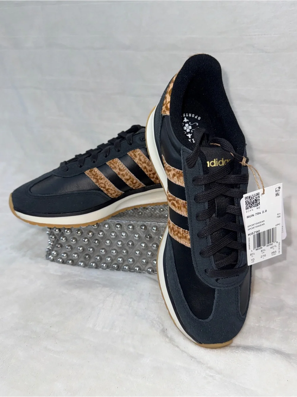 New Adidas Run 70s 2.0 Leopard Sneakers Wmns 10/Mens 8.5 KI5790
